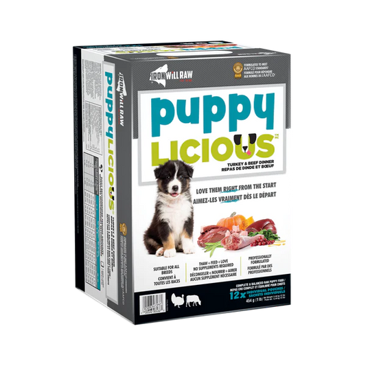 Iron Will Puppylicious Turkey & Beef Dinner - 12lbs