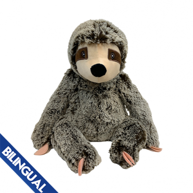 Multipet Jumbo Sitting Sloth 14" - each