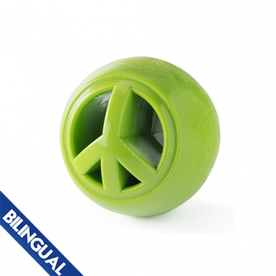 Planet Dog Orbee-Tuff Nooks Green Peace - Each