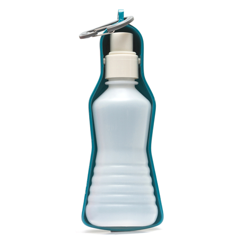 Messy Mutts Plastic Water Dispenser Blue - 283ml