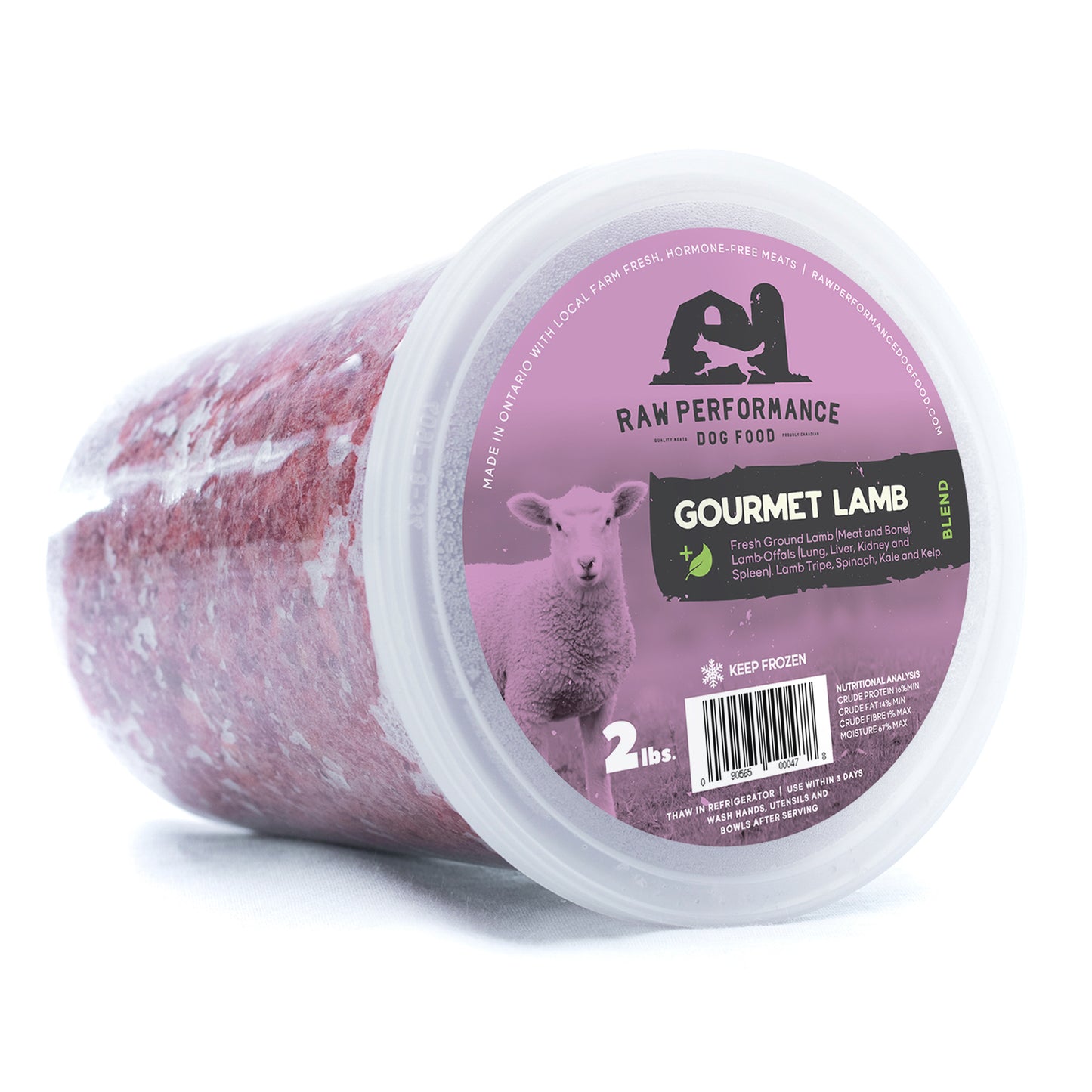 Raw Performance Gourmet Lamb - 2lbs