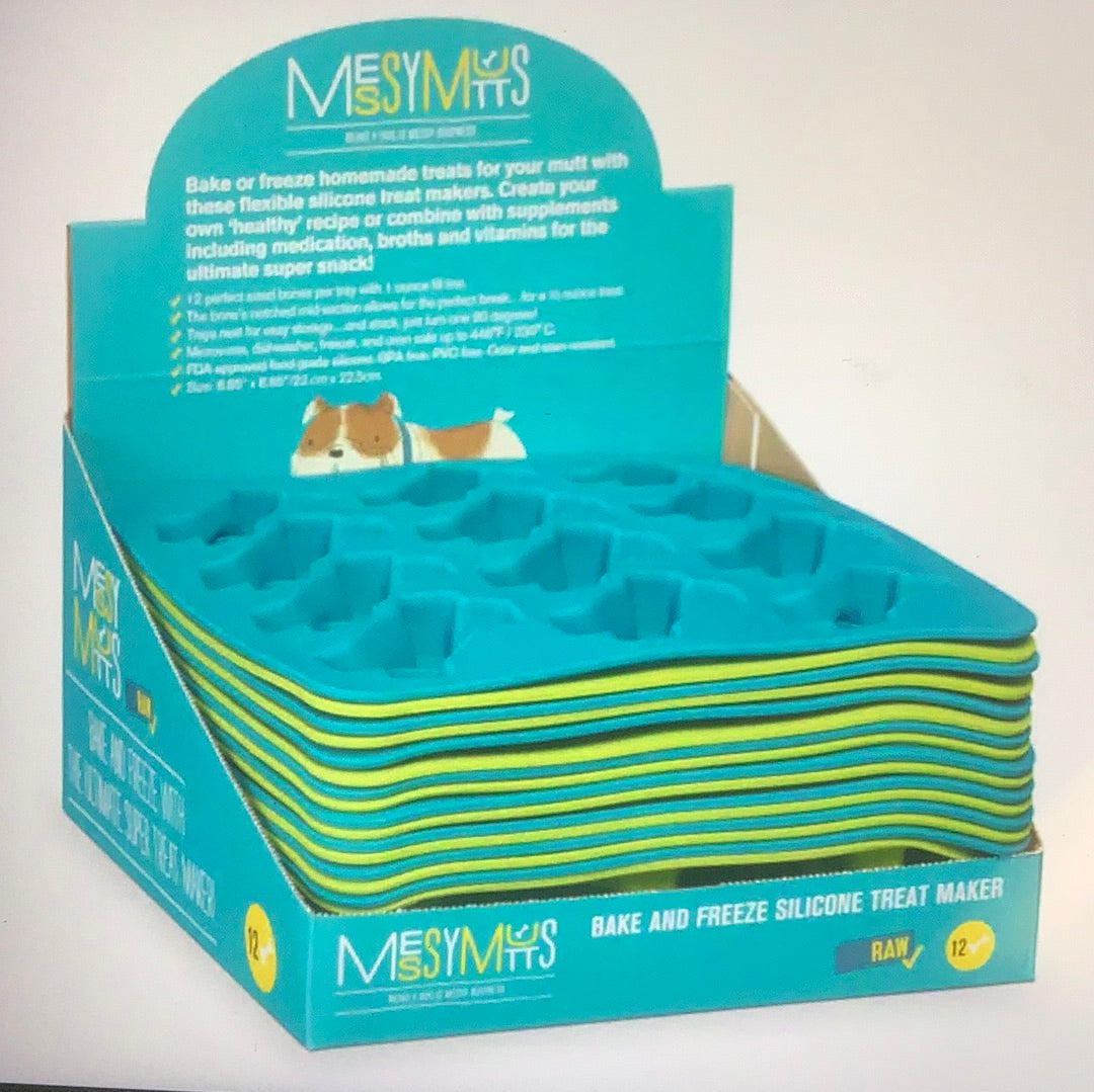 Messy Mutts Silicone & Freeze Treat Making Molds - Each