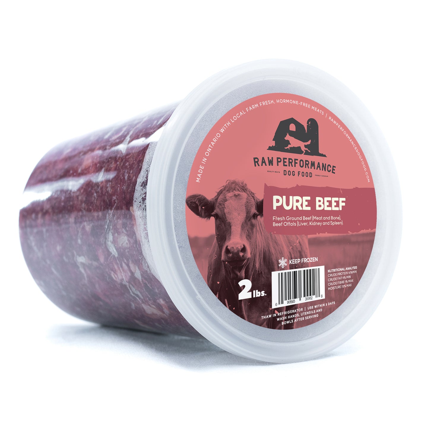 Raw Performance Pure Beef - 2lbs