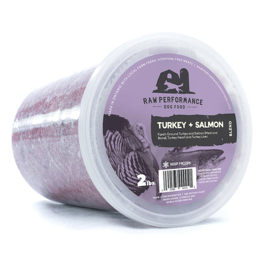 Raw Performance Turkey & Salmon Blend - 2lbs